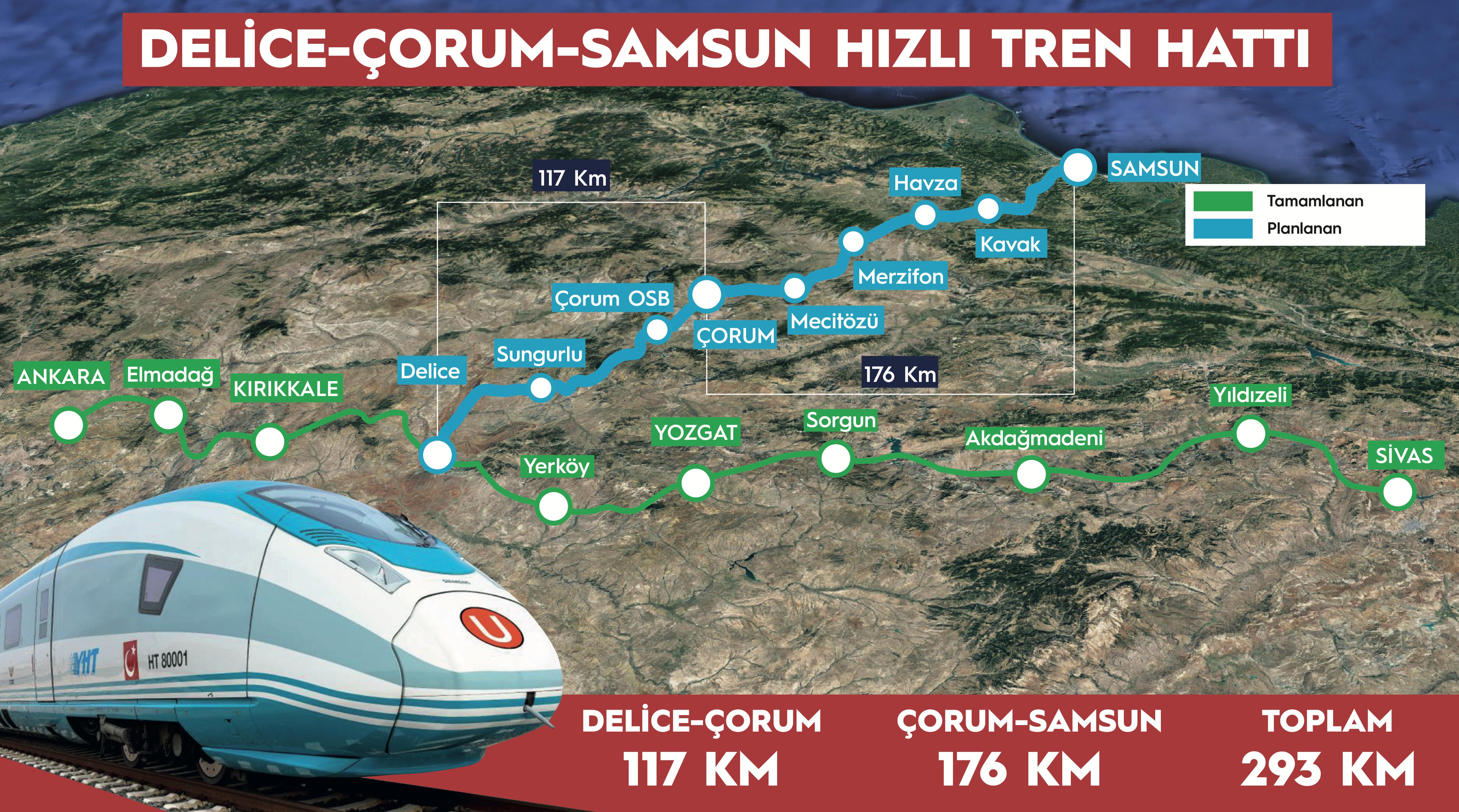 Bakan Uraloğlu'ndan Samsun'a Hızlı Tren Vaadi